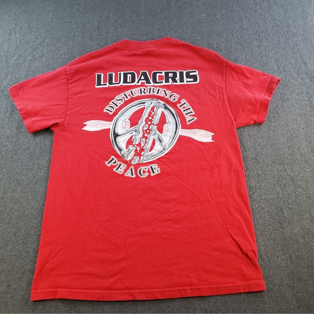 Vintage What's Your Fantasy T-Shirt Men's Medium Red Ludacris Tennessee River
